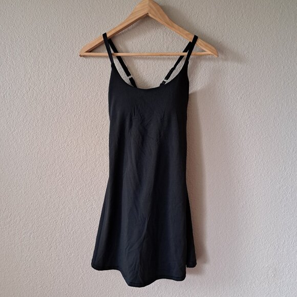 ❤️Ewedoos Modern Athletic Black Tennis Dress w/Built-in Shorts XS - Picture 2 of 7